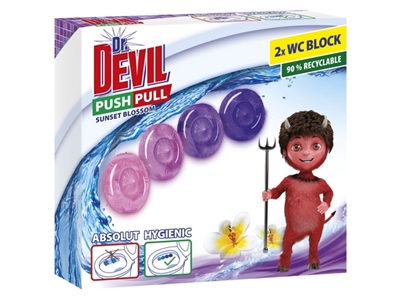 Dr. DEVIL WC Push Pull gel Sunset Blossom 2 x 20 g