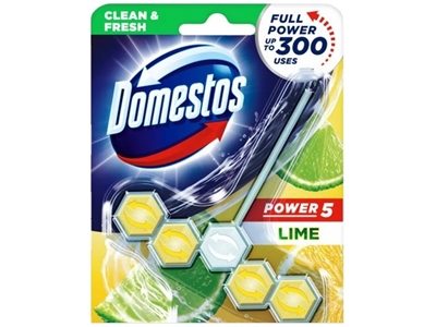 DOMESTOS Power 5 WC blok Lime 50g
