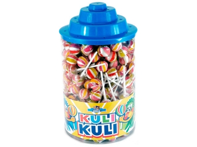 BONBÓNY LÍZÁTKA Kuli-Kuli roksové 8 g