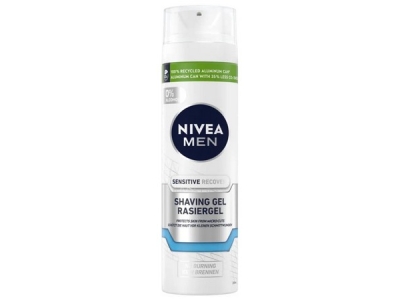 NIVEA FM gel na holení Sensitive Recovery 200 ml