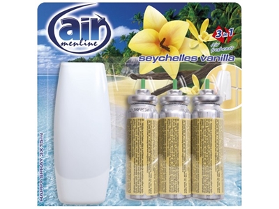 AIR HAPPY Click Vanilla 3 x 15 ml