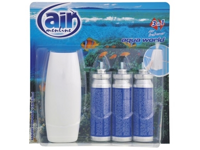 AIR HAPPY Click Aqua World 3 x 15 ml