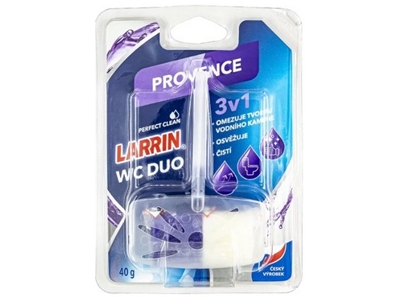 LARRIN WC blistr DUO fialovo-bílý 40 g