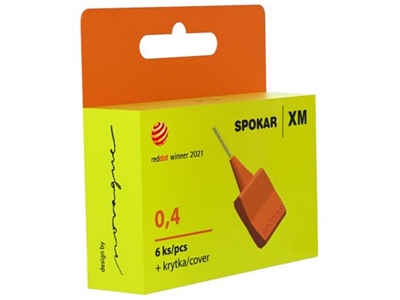 Mezizubní kartáček XM SPOKAR 0,4 mm, 6 ks