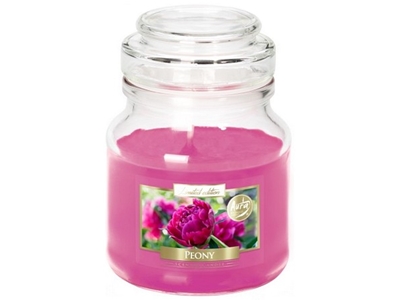 SVÍČKA vonná v dóze Peony