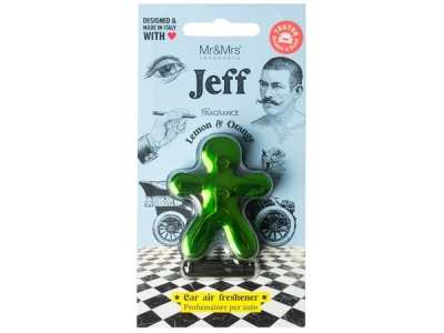 JEFF osvěžovač do auta Lemon and Orange