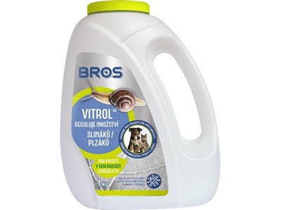 BROS VITROL GB nástraha na slimáky 1 kg NOVINKA