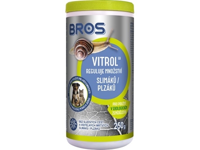 BROS VITROL GB nástraha na slimáky 250 g NOVINKA
