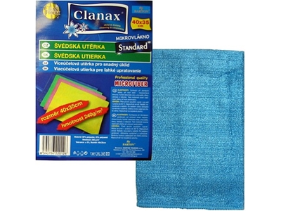 ŠVÉDSKÁ utěrka Clanax STANDARD 40 x 35 cm 240 g