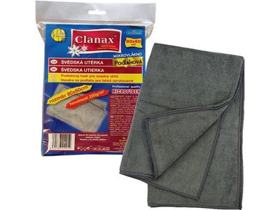 HADR Clanax mikrovlákno šedý 80 x 60 cm 220 g