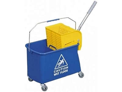 ÚKLIDOVÝ vozík na kolečkách, ždímač, vědro 20 l (936120)