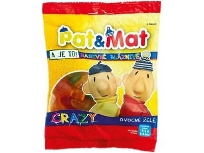 BONBONY  Pat Mat ovocné želé Crazy 70g