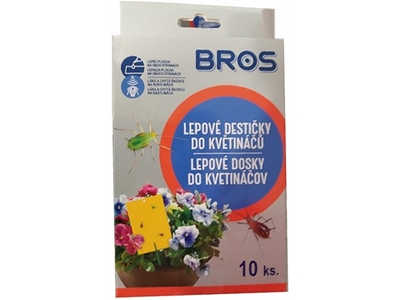 BROS lepové destičky do květináčů 10 ks