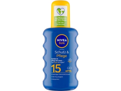 NIVEA SUN sprej na opalování OF 15  200 ml