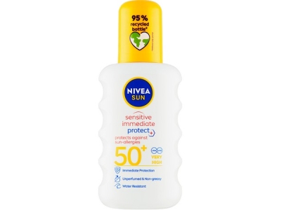 NIVEA SUN sprej na opalování Sensitive OF 50  200 ml