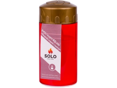 SVÍČKA SOLO LED Lyro červená                                                                                                                                                                                                                              