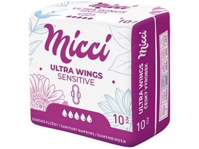 MICCI Ultra s křidélky 10 ks 123