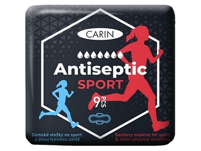 CARINE Antiseptic SPORT 9 ks 30573