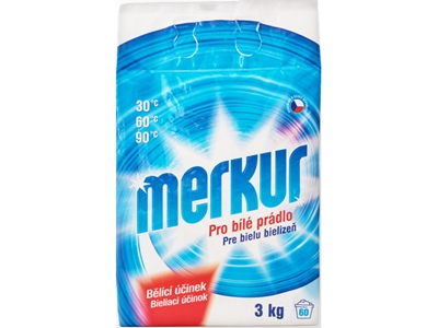 MERKUR prací prášek bílá síla 3 kg 60 PD