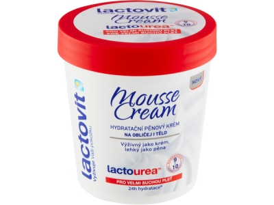 LACTOVIT Mousse Cream Lactourea tělový regenerační krém 250 ml