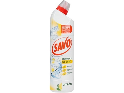SAVO WC gel Citrón 700 ml Novinka