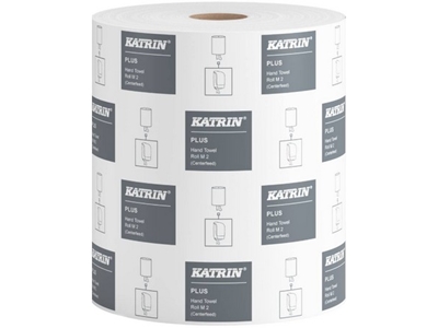 KATRIN Plus papírové ručníky v roli Maxi, 2vrstvé, celulóza 1 role Prodej pokud možno po balení (2658)