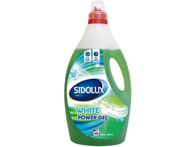 SIDOLUX Power gel na bílé prádlo 1,92 l 48 PD NOVINKA