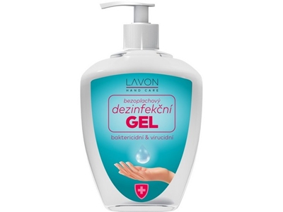 LAVON dezinfekční gel na ruce bezoplachový 500 ml s pumpičkou