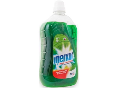 MERKUR prací gel na bílé a barevné prádlo 3 l 60 PD