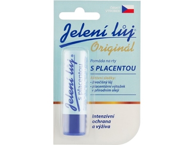 JELENÍ lůj s placentou na blistru                                                                                                                                                                                                                         