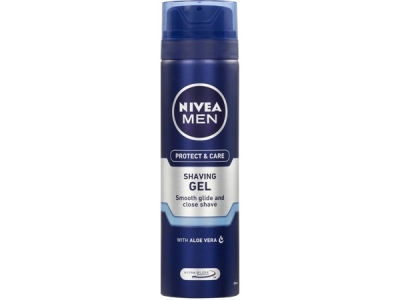 NIVEA FM gel na holení Original Protect and Care 200 ml