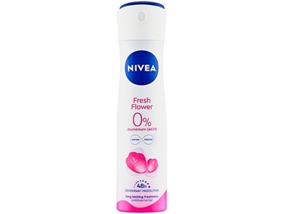 NIVEA deo sprej Fresh Flower 150 ml bez hliníkových solí