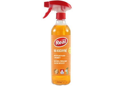REAL univerzální odmašťovač na kuchyně rozprašovač 550 g