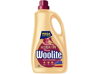 WOOLITE Keratin prací gel na barevné prádlo 3,6 l  60 PD