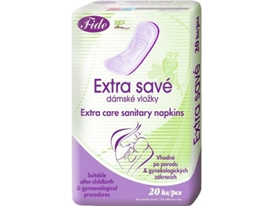 PORODNICKÉ vložky Fide Extra Care 20 ks 0026