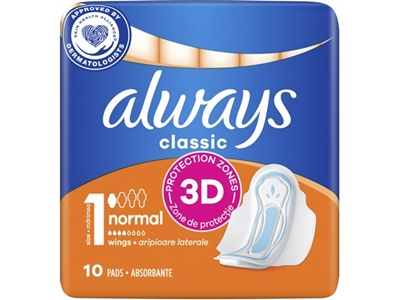 ALWAYS vložky Classic Normal 10 ks