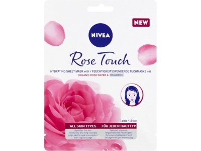 NIVEA textilní maska Rose Touch 1 ks