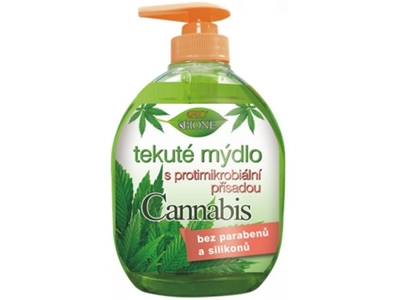 BIO CANNABIS tekuté mýdlo s dezinfekční přísadou 300 ml 7974