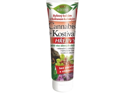 BIO CANNABIS bylinný balzám hřejivý 200 ml 80071