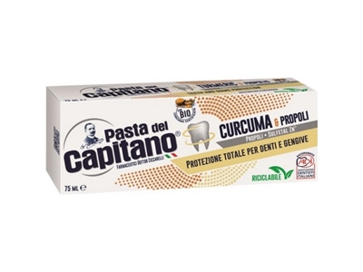 PASTA DEL CAPITANO zubní pasta curcuma and Propolis 75 ml 6100