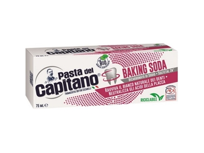PASTA DEL CAPITANO zubní pasta Baking soda 75 ml 6104