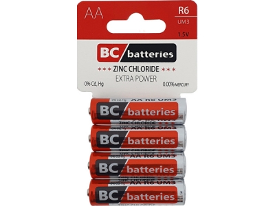 BATERIE Zinc Chloride 4 ks
