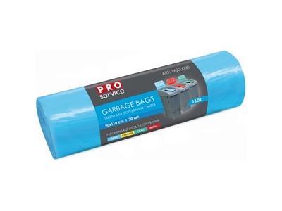 PYTEL PRO service plastový na třídění PAPÍR 90 x 110 cm modrý 20 ks  160 l