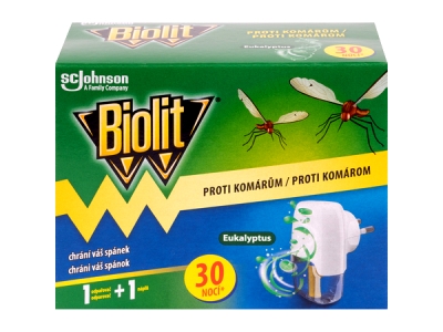BIOLIT elektrický odpařovač s tekutou náplní Eukalyptus 30 nocí NOVINKA