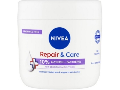NIVEA tělový krém Repair and Care Sensitive 400 ml  NOVINKA