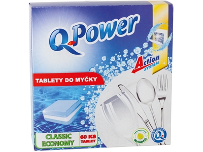 Q-POWER tablety do myčky 60 ks/bal.