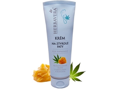 HERBAVERA krém na ztvrdlé paty tuba 120 ml