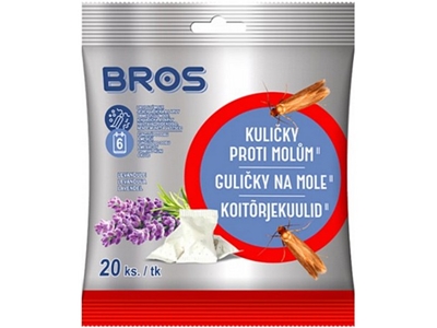BROS kuličky proti molům Levandule 20 ks