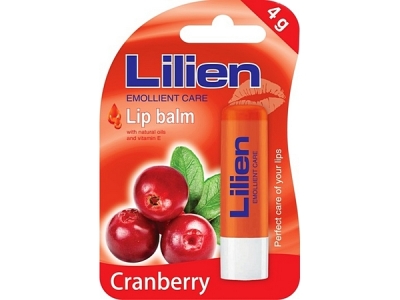 LILIEN Lip balzám na rty Cranberry 4 g