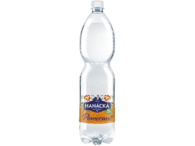 HANÁCKÁ kyselka 1,5l  Pomeranč